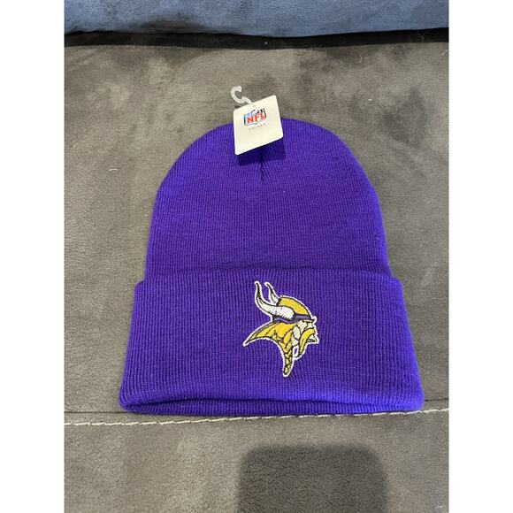 Minnesota Vikings Team Apparel Cuffed Beanie-NWT - Picture 2 of 2